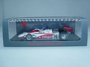 送料350円～ spark 1/43 Shadow DN9 British GP 1978 #16 Hans Stuck シャドウ スタック イギリスGP