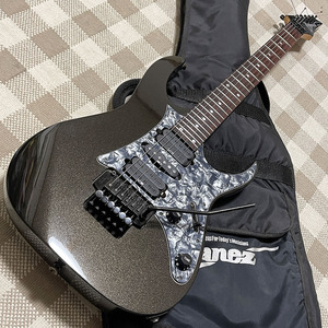 ◆送料無料・美品◆日本製◆Ibanez RG series Black Fシリアル◆D'Addario Tuner,純正ソフトケース◆V7,S1,V8 PU搭載◆F97401**,フジゲン製