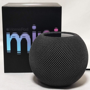 ◆送料無料・超美品◆Apple HomePod mini スペースグレイ (MY5G2J/A：A2374)◆の画像6