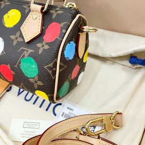 ルイヴィトン LOUIS VUITTON speedymini 草間彌生の画像5