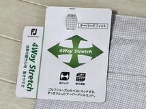 新品★FootJoy フットジョイ ミニ千鳥プリント 吸汗速乾 4WAYストレッチ テーパードパンツ/春夏/ホワイト/サイズ2XL(w90-94)/送料185円_画像5