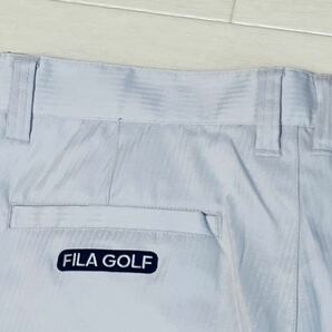 新品◆FILA GOLF フィラ ゴルフ ストライプ柄 8ポケット 吸汗速乾 テーパードパンツ/春夏/ライトグレー/w82/送料185円の画像4