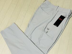  new goods * Srixon by Descente ZERO ROUND contact cold sensation 9 minute height stretch pants / spring summer / gray / size LL(w82-90)/ postage 185 jpy 