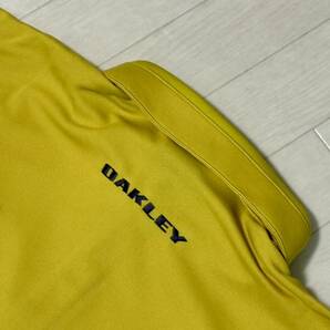 新品★オークリー ゴルフ グラフィック 吸汗速乾 半袖ポロシャツ Oakley Emphatic Mx Shirt/Citrus/サイズL/送料185円の画像6