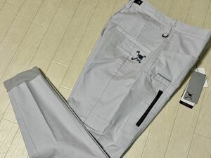 新品★オークリー ゴルフ スカル 千鳥格子柄 吸汗速乾 ストレッチ ジョガーパンツ Skull Versatile Tpd Jogger/春夏/グレー/w79/送料185円