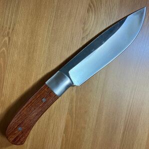 ハンティングナイフ 鍛造 焼き入れ済み 切れます オリジナル サバイバルナイフ 山刀 高級 頑丈の画像8
