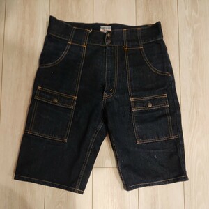 リーバイス ブッシュハーフパンツVINTAGE デニム LEVI’S ビンテージバギーブーツカット517SP706カットオフ501インディゴカリフォルニア