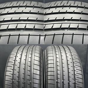 深溝★225/55R19 ヨコハマ BluEarth-XT AE61＆社外ホイール 4本 №240403-S3 T32エクストレイル CX-5 CX-8等/8J +45 5H 114.3*19インチの画像3