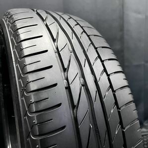 深溝美品★ブリヂストン TURANZA ER300 185/55R16&社外ホイール 4本 240419-S4 アクア ヤリス フィット スイフト 4H 100 検175/60R16インチの画像4