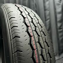 24年製新車外し★195/80R15 107/105S LT ブリヂストン ECOPIA RD613 4本 №B240425-B1 200系ハイエース レジアス NV350キャラバン等/セット_画像9