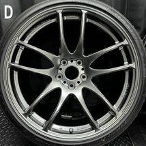 WORK EMOTION CR極＆245/35R19 サマータイヤ 4本 №B240430-B4【9.5J +38 5H 114.3】WRX STI ブレンボ6POT車等/19インチホイール*Kiwami_画像7