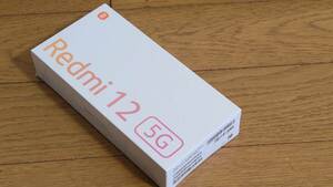 【新品未開封】Redmi 12 5G Xiaomi 8GB-RAM 256GB-ROM　ミッドナイトブラック　SIMフリー版 送料込み