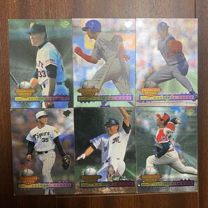 【6枚セット】野球カード:ダイアモンドヒーローズ:BBM96年:長嶋波瑠平野遠藤