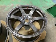 美品中古　在庫あり【4本価格】 TE37 SAGA SL 18×9.5J +45 5H PCD 100 FACE-4 トヨタ86　TOYOTA86　ハチロク brz ZN6 jdm_画像3