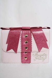 Angelic Pretty / Present Ribbonポシェット ピンク Y-24-03-23-021-AP-BG-SZ-ZY