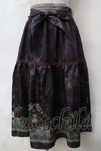 axes femme / wine pattern skirt purple Y-24-03-22-178-AX-SK-AS-ZY