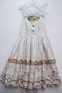 Angelic Pretty / Day Dream Carnival ティアードジャンパースカート - サックス S-24-04-08-068-AP-OP-UT-ZS