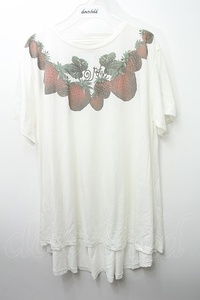 Q-pot. / strawberry field T-shirt dress white S-24-03-14-058-QP-TS-AS-ZS