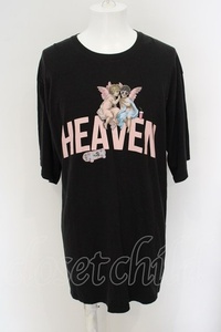 MILKBOY / HEAVEN Tシャツ 2XL ブラック O-24-03-27-003-MB-TO-IG-ZY