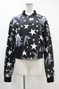 NieR Clothing / プリントBLOUSON JACKET 黒 H-24-04-13-055-PU-JA-KB-ZT362