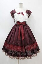 Angelic Pretty / イノセントLadyジャンパースカート Free ボルドー H-24-04-18-1036-AP-OP-NS-ZH_画像1