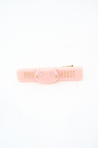 PINK HOUSE / PINK HOUSE×MISAKO&ERINKOネコヘアクリップ ピンク O-24-04-14-112-LO-AC-IG-OS