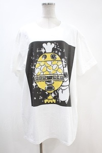 NieR Clothing / プリント半袖CUTSEW XL 白 H-24-04-13-035-PU-TO-KB-ZT0421H