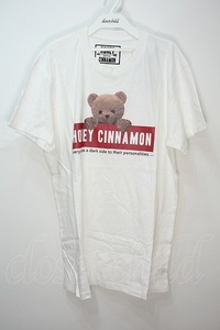 Honey Cinnamon / TOP Bear print T-shirt off S-24-04-20-047-LO-TO-UT-ZS
