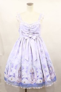 Angelic Pretty / Cecilia Cross Special jumper skirt Set Free lavender H-24-04-22-013-AP-OP-NS-ZH