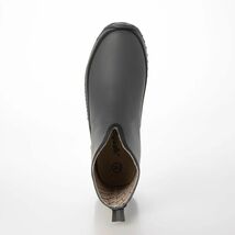 メンズレインブーツ　レインシューズ　長靴　雨靴　天然ゴム素材　新品『20089-gry-275』27.5cm　在庫一掃セール_画像3