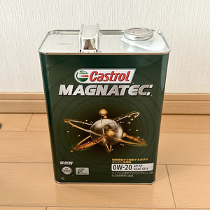 送料無料◆新品 カストロール エンジンオイル MAGNATEC 4L缶 0W-20 API SP 部分合成油 CASTROL マグナテック