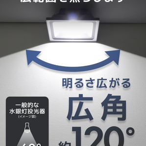 【昼光色/6個セット】LED投光器 50w 作業灯 6000K ホワイト 広角 アルミ合金 500w相当 AC100V 200V対応 照明ライト PSE取得済 【1年保証】の画像7