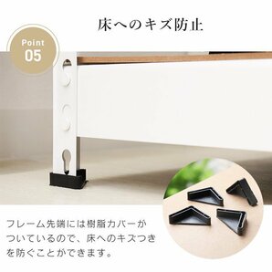 【数量限定価格】スチールラック 5段 幅80cm×高さ183cm 棚板調節 分割 組替え可 スチール シェルフ ラック 収納棚 オフィス ガレージの画像4