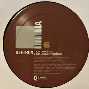 [ Deetron - Body Language - Music Man Records MM 099 ]