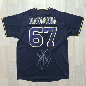 中川圭太 ハイクオリティ ユニフォーム（ビジター）直筆サイン Lサイズ オリックス・バファローズ