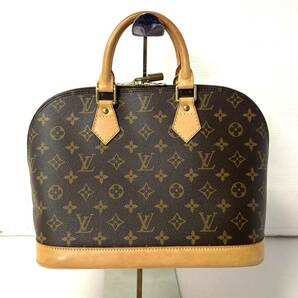 ★☆LOUIS VUITTON ルイヴィトン モノグラム アルマ ハンドバッグ トートバッグ ブラウン系 M51130/BA0958 メンズ レディース☆★の画像1