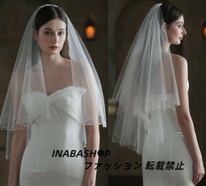  veil [ middle veil ] wedding comb attaching 2 layer wedding veil middle chu-ruu Eddie ng wedding bride .... type .. veil 