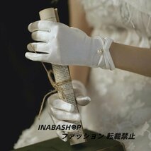 【ショートグローブ】ウェディンググローブ Wedding Gloves ウエディンググローブ サテン ウェディング小物 ブライダル小物_画像4
