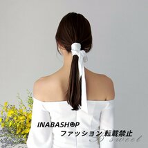 ウェディング アクセサリー ウエディング ヘアアクセ ヘアメイク 髪飾り ヘッドドレス 結婚式 花嫁 ヘッドアクセ リボン フラワー 紐_画像6