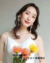 ウェディング アクセサリー セット イヤリング アクセサリーセット 小枝アクセサリー ヘッドドレス 結婚式 花嫁 髪飾り ヘアアクセサリー_画像4