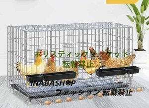  practical use * extra-large folding chicken small shop automatic eg roll cage, hood bowl, tray, aquarium attaching chi gold cage breeding cage 100*60*70cm chicken small shop 