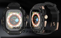 Apple watch ultra iwatch Ultra2 バンド 49MM Apple Watchの改造 オールインワンバンド インサートドリル一体型 バンド 交換用バンド_画像6