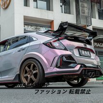 HONDA ホンダ シビック 10代目 FK4 FK7 ビッグテール スポイラー ハッチバック アルミ合金_画像3