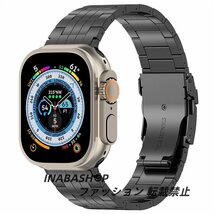 Apple Watch チタン合金 バンド Apple Watch 9 8 バンド 45mm 交換用バンドWatchUltra 49mm apple watch 7 41mm カバーバンド_画像5