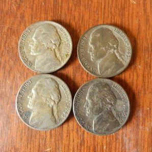 貨幣 硬貨 海外古銭 12 / アメリカ合衆国 5セント ニッケル バッファロー ウォータイム ジェファーソン 重量:422.9g まとめて大量setの画像7