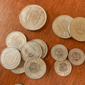 貨幣 硬貨 海外古銭 20 / スイス フラン ラッペン CONFOEDERATIO HELVETICA 重量:198.2g まとめて大量setの画像2