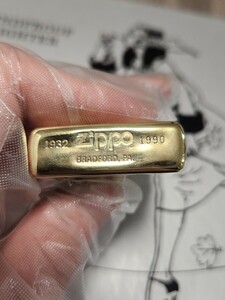 希少品　ZIPPO ハーレーダビッドソン　85周年　ダブルイヤー　ソリッドブラス