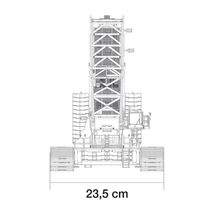 管：128-95【未開封】　Liebherr リープヘル LR11000 crawler crane クローラークレーン / NZG 1/50 ミニチュア 建設機械模型 工事車両　☆_画像9