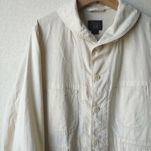 woolrich woolen mills アメリカ製 USA製 ショールカラー カバーオール 鈴木大器 L リネン コットン ネペンテス engineered garments_画像2