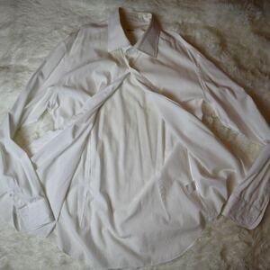 フレイ　FRAY 白ワイシャツ　ブラウス スーピマコットンネルシャツ 01ホワイト MEN 最高級　バリー